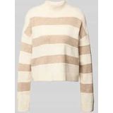 Vero Moda - Gebreide Trui - Hoog Te Sluiten Kraag - Lange Mouwen - Regular Fit