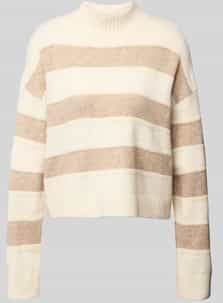 Vero Moda - Gebreide Trui - Hoog Te Sluiten Kraag - Lange Mouwen - Regular Fit