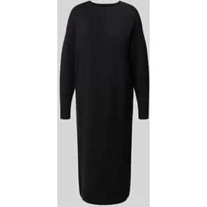 Gebreide jurk met ronde hals