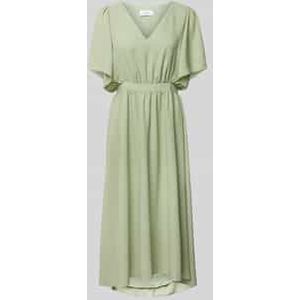 Maxi-jurk met V-hals, model 'MIRAGE'