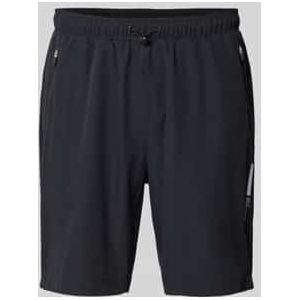 Joy - MAREK - Korte Herenbroek - Effen - Materiaalmix met Stretch