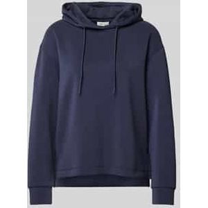 Regular fit hoodie met tunnelkoord