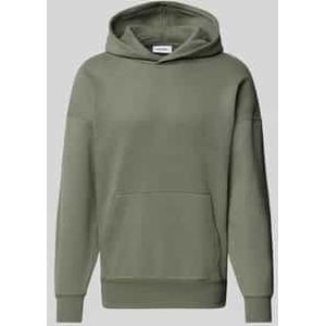 Hoodie met licht verbrede schouders, model 'DAN LIFE'