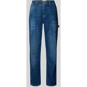 Relaxed fit jeans met steekzakken, model 'Thelma Worker'