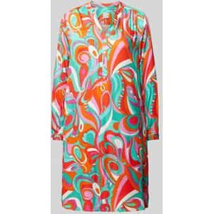 Knielange tuniekjurk met all-over print