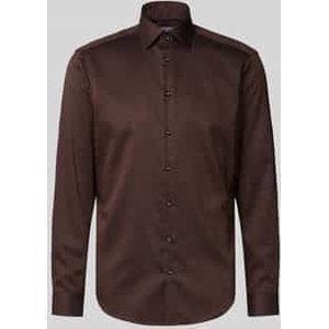 Christian Berg Men - Regular Fit - Zakelijk Overhemd - Puur Katoen - Kentkraag