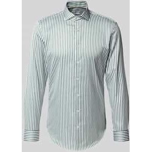 Super slim fit zakelijk overhemd met haaikraag