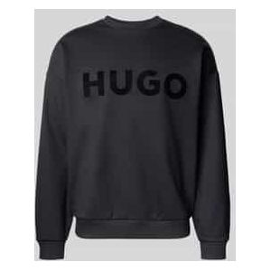 HUGO - DINEX - Sweatshirt - Comfort Fit - Effen - Puur Katoen