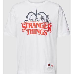 T-shirt met print - Champion x Stranger Things