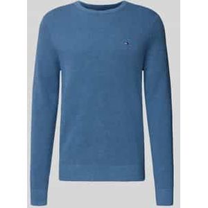 Tommy Hilfiger - ESSENTIAL STRUCTURE CREW NECK - Trui - Petrol Blue Heather