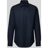 BOSS - Regular Fit - Zakelijk Overhemd - Structuurmotief