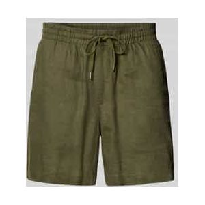 Classic fit korte broek met logostitching