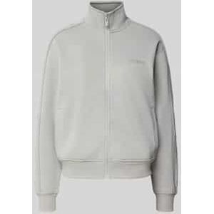 Sweatjack met opstaande kraag, model 'OCTAVIA'