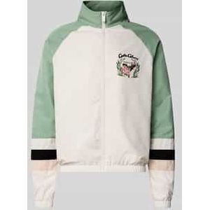 Sweatjack met opstaande kraag