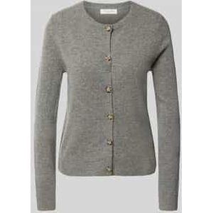 Regular fit cardigan van zuivere wol