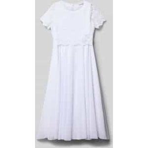 Regular fit jurk met kant