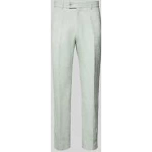 Regular fit stoffen broek met ceintuurlussen, model 'Paco'