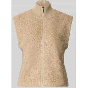 Gilet met opstaande kraag en steekzakken, model 'Guluni'