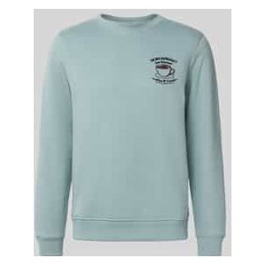 Sweatshirt met motiefstitching, model 'HIFOLO'