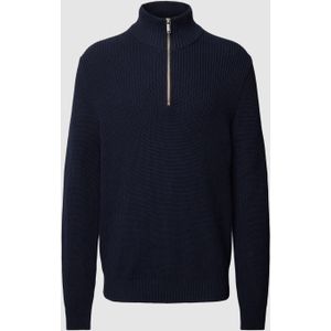 Gebreide pullover met opstaande kraag