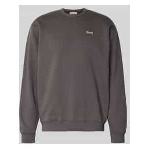 Sweatshirt met labelstitching