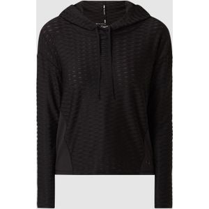 Regular fit hoodie met stretch