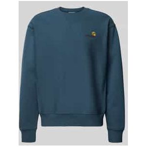 Sweatshirt met labelstitching