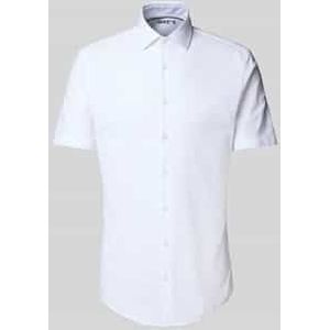 Slim fit zakelijk overhemd met knoopsluiting