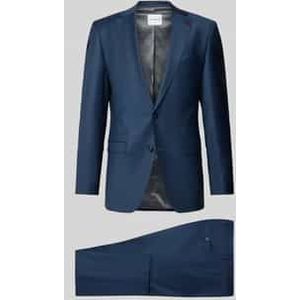 Slim fit pak van een mix van scheerwol en elastaan