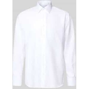 Modern fit zakelijk overhemd met knoopsluiting