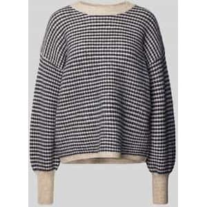 Gebreide pullover met ribboorden, model 'ellery'