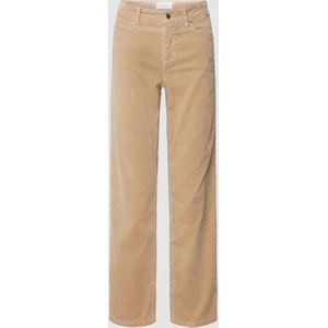 Bootcut corduroy broek met verkort model, model 'PARIS'