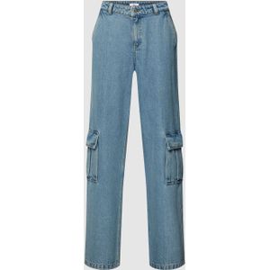 Relaxed fit jeans met cargozak