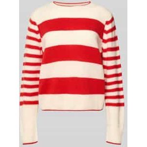 Regular fit gebreide pullover van zuivere scheerwol