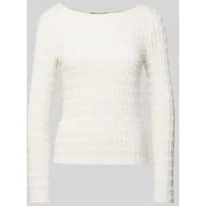 Shirt met lange mouwen met boothals