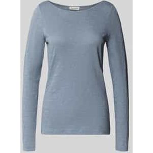 Slim fit shirt met lange mouwen van puur katoen