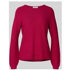 Gebreide pullover met ribboorden