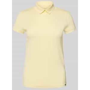 Slim fit T-shirt met polokraag