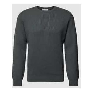 Gebreide pullover met ronde hals