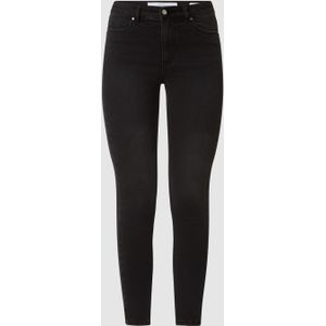 Skinny fit high waist jeans met stretch, model 'Ania'