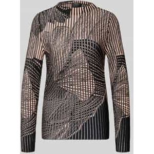 Gebreide pullover met opstaande kraag