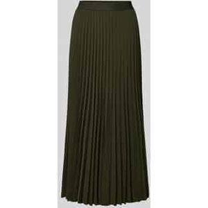 Midirok met plissévouwen