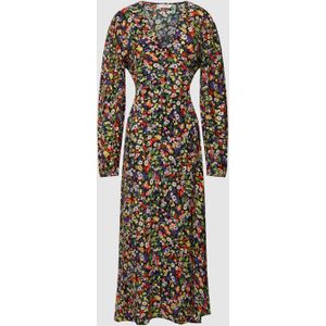 Midi-jurk met all-over bloemenmotief, model 'Ibane'