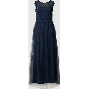 Maxi-jurk met siergarnering, model 'LYNNEA'