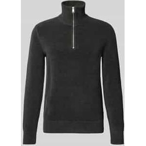 Marc O'Polo - Schipperstrui - Regular Fit - Effen/Gestructureerd - Katoen en Scheerwol