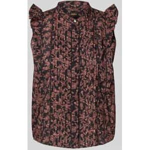 BOSS - Regular-fit - Blouse - Multicolor - Gemaakt van Katoenen Voile