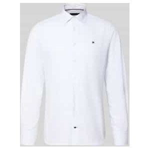 Regular fit zakelijk overhemd van puur katoen