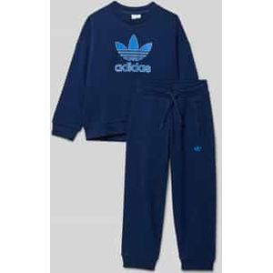 Sweatpak met labelprint, model 'CREW SET'