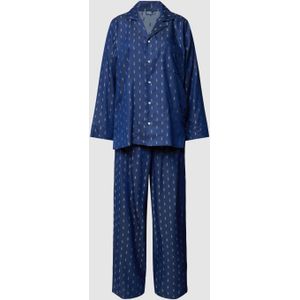 Pyjama met lyocell en all-over logomotief