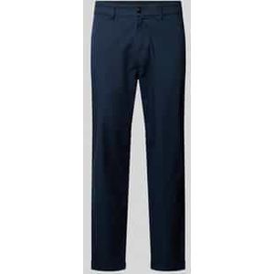 Straight leg chino van katoenmix